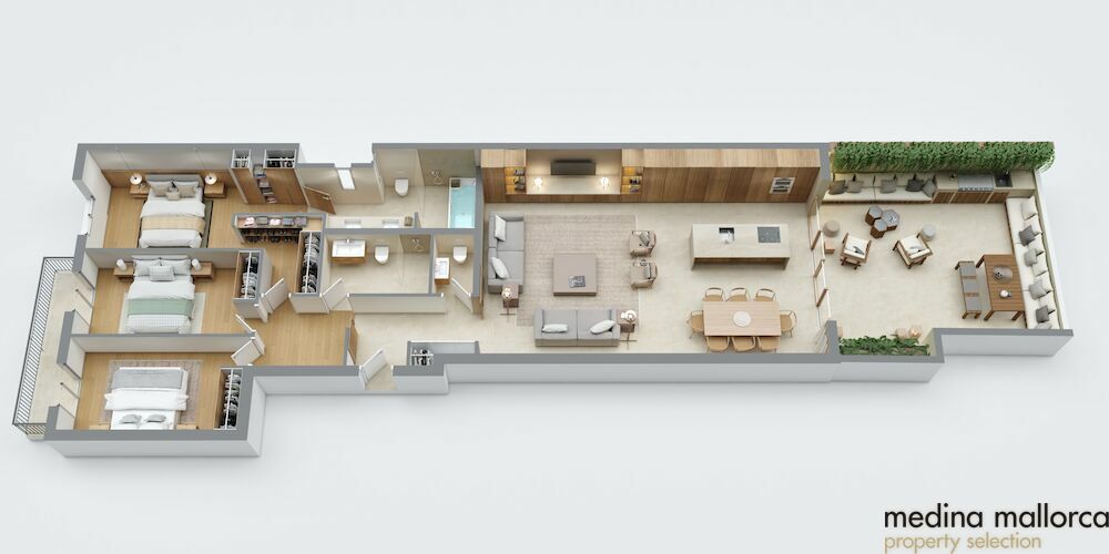 apartamento con terraza centro de palma medina mallorca 7 2