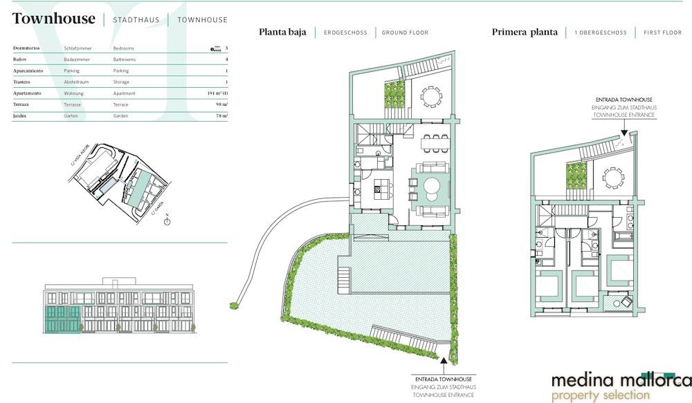 Moderno apartamento con terraza jardin Bonanova medina mallorca 3